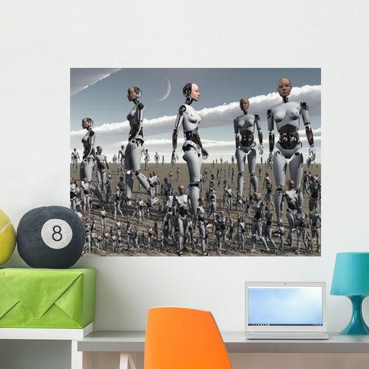 Artist's Concept Abundance Androids Wall Decal