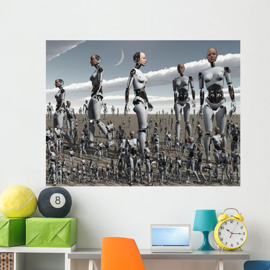 Artist's Concept Abundance Androids Wall Decal