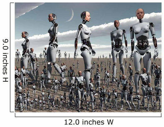 Artist's Concept Abundance Androids Wall Decal