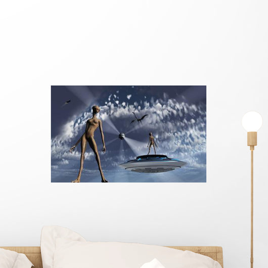 Highly Advanced Reptoid Beings Wall Decal