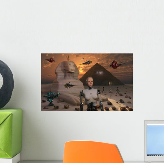 Artist's Concept Pyramids and Wall Decal