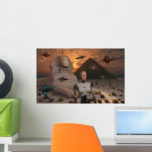 Artist's Concept Pyramids and Wall Decal