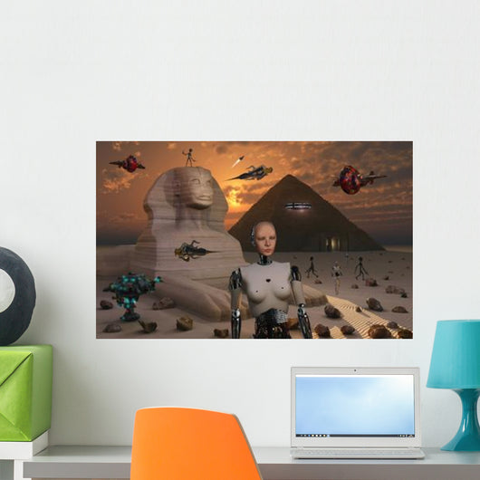 Artist's Concept Pyramids and Wall Decal