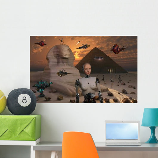 Artist's Concept Pyramids and Wall Decal