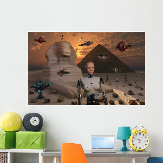 Artist's Concept Pyramids and Wall Decal