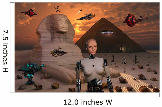 Artist's Concept Pyramids and Wall Decal