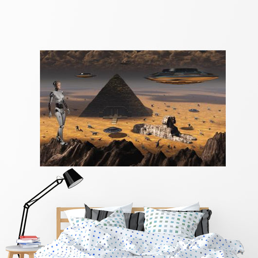 Pyramids and Sphinx Wall Decal
