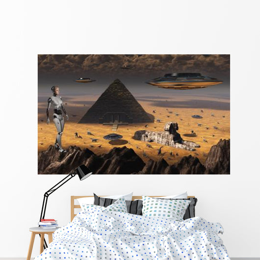 Pyramids and Sphinx Wall Decal
