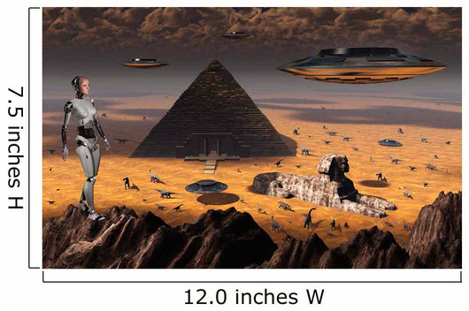 Pyramids and Sphinx Wall Decal