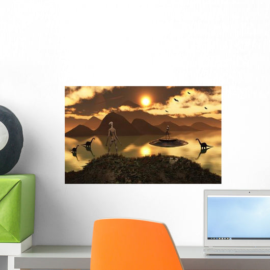Distant Alien World Wall Decal