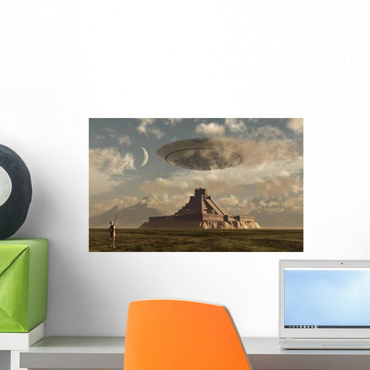 Reptoid Greets Incoming Flying Wall Decal