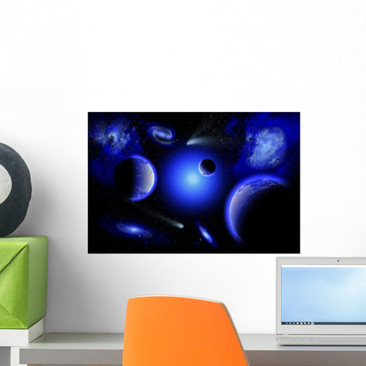 Blue Stars Are amongst Wall Decal