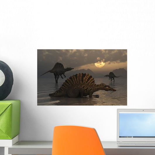 Group Spinosaurus Wall Decal Design 2