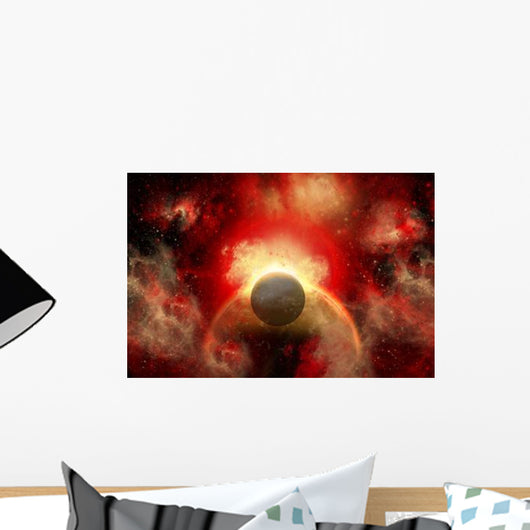 Artist' Concept Illustrating Explosion Wall Decal