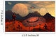 Alien Flying Saucer Comes Wall Decal