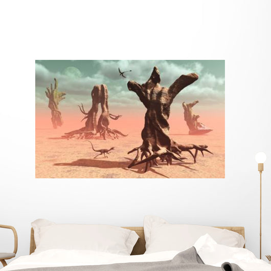Surreal Look Petrified Prehistoric Wall Decal