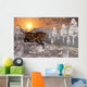 Pair Sabre Tooth Tigers Wall Decal