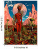 Alien Being State Meditation Wall Decal