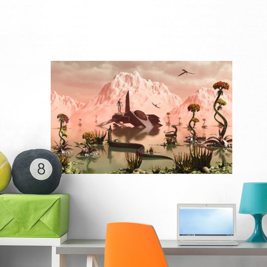 Lone Star Fighter Pilot Wall Decal