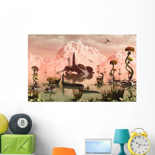 Lone Star Fighter Pilot Wall Decal