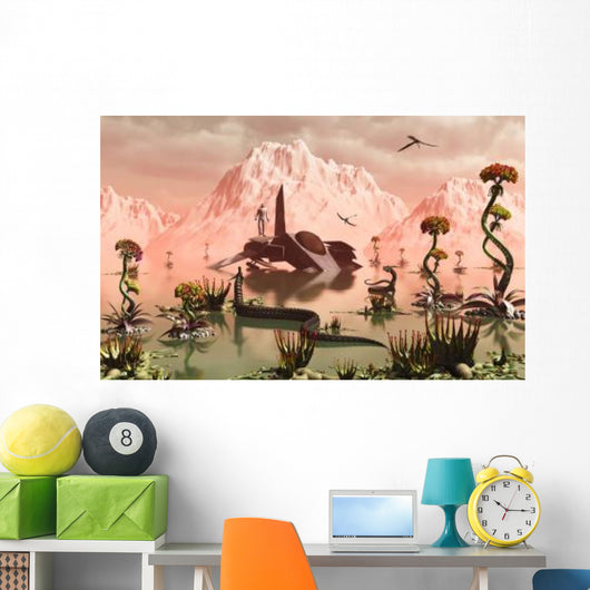 Lone Star Fighter Pilot Wall Decal