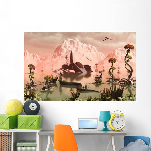 Lone Star Fighter Pilot Wall Decal