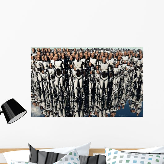 Mass Gathering Female like Wall Decal Design 2