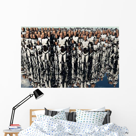 Mass Gathering Female like Wall Decal Design 2