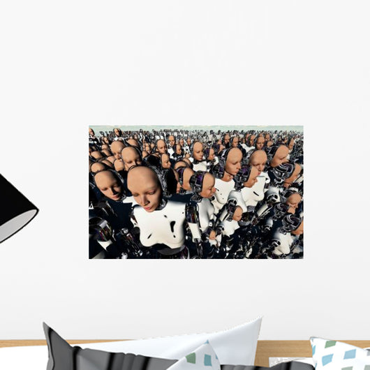 Mass Gathering Female like Wall Decal Design 1