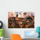 Robots Harvesting Plants Distant Wall Decal