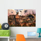 Robots Harvesting Plants Distant Wall Decal