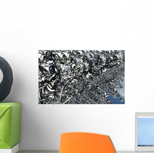 Virus Has Spread through Wall Decal
