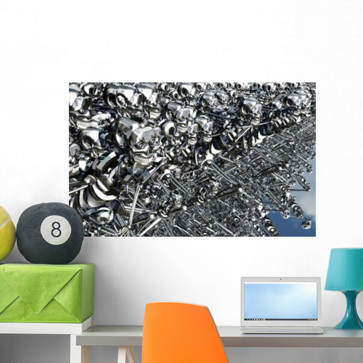 Virus Has Spread through Wall Decal