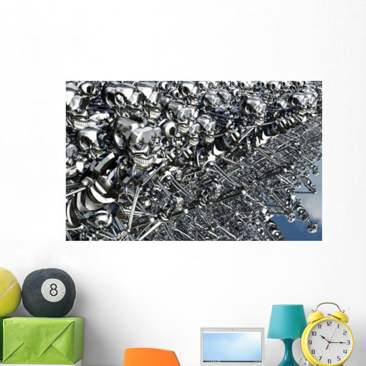 Virus Has Spread through Wall Decal
