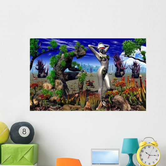Conceptual Idea Showing Nature Wall Decal