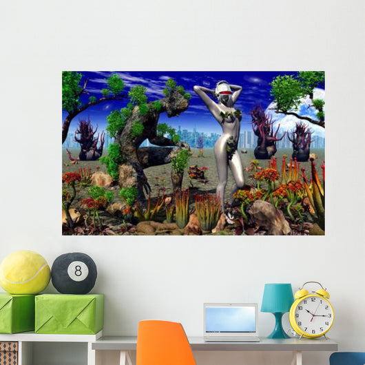 Conceptual Idea Showing Nature Wall Decal