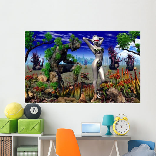 Conceptual Idea Showing Nature Wall Decal