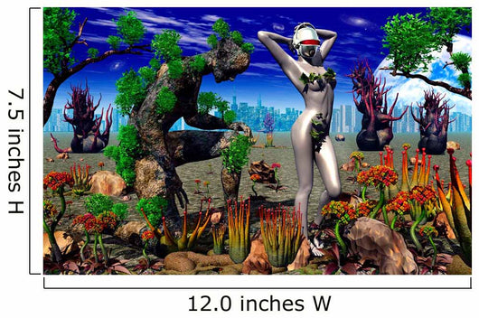 Conceptual Idea Showing Nature Wall Decal