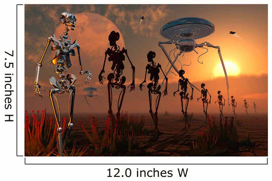 Ghostly Robotic Army Is Wall Decal