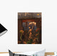 Alien Reptoid Being Exploring Wall Decal
