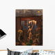 Alien Reptoid Being Exploring Wall Decal