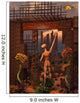 Alien Reptoid Being Exploring Wall Decal