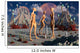 Group Alien Reptoid Beings Wall Decal
