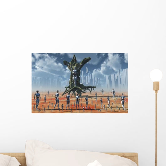Alternate Reality Cyborgs Pay Wall Decal