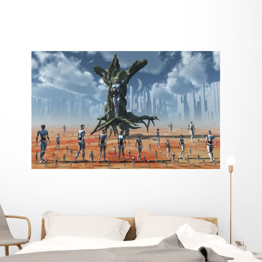 Alternate Reality Cyborgs Pay Wall Decal