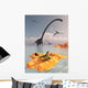 Sauropod Omeisaurs and Flying Wall Decal