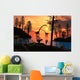 Pair Omeisaurus Dinosaurs from Wall Decal