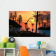 Pair Omeisaurus Dinosaurs from Wall Decal