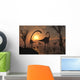 Omeisaurus and Duckbill Dinosaurs Wall Decal Design 1