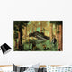 Astronaut Wades through Swamp-like Wall Decal